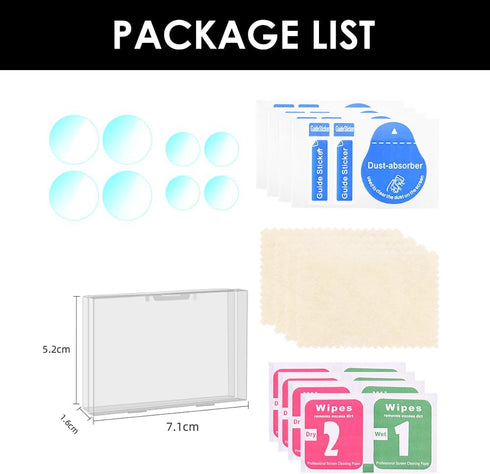 CAPART Camera Lens + Sensor Protector for DJI Mini 4 Pro Drone - Tempered Glass Film, Anti-scratch Protection (2-Pack)