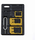 CARD DEVIL 2 Packs Set SIM Adapter Kit With Tray Eject Pin, Card Holder, Micro SD and Nano Storage Tool for Standard