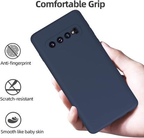 X-level Dynamic Series Ultra-Thin Soft Silicone Case for Samsung Galaxy S10 Blue