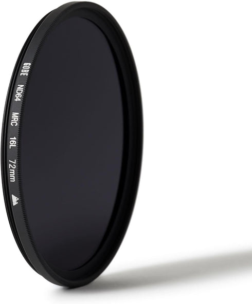 Gobe 72mm ND64 (6 Stop) ND Lens Filter | 2Peak