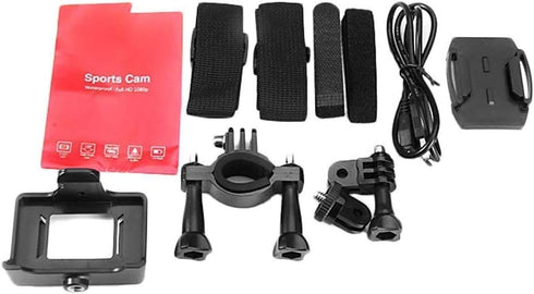 VEMONT 1080P Action Camera, 12MP Full HD 2.0 Inch Waterproof Camera with Mounting Accessories Kit