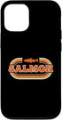 Vintage Retro 70s Salmon Fishing Retro Salmon River Fishing Vibe Case for iPhone 12/12 Pro