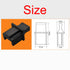 ThtRht 30 Pack RJ45 Gigabit Switch Port Dust Cover Cap Protector with Handle Grip Plastic Plug Socket Stopper