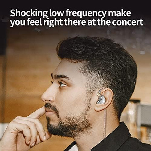 erjigo Wired in-Ear Earbuds Headphones, CCA CRA Dynamic Crystal-Clear Sound, Ergonomic Comfort-Fit, Noise Isolating,