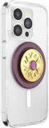 PopSockets Elegant Phone Grip for MagSafe - Gold Enamel Sun Jewel Mauve