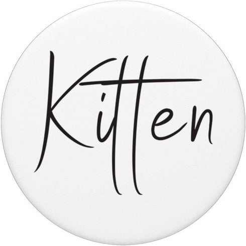 PopSockets PopGrip: BDSM Popsocket Kitten Petplay Casual Discreet Gift Swappable Grip for Phones & Tablets