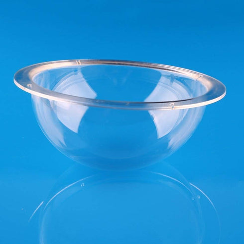 Ricrrover Clear Acrylic Flange - 3.15inch/80mm with 4 Holes, Indoor/Outdoor CCTV Dome Camera Cover