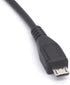 Angled 3.5 mm to Micro USB Cable Adapter, Convert Micro USB B 5 Pin Male to 3 Pole 3.5mm Male Jack Aux Audio