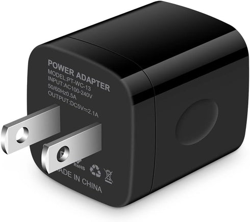Dual USB Wall Charger with 6FT Fast Charging Cable for Kindle Fire HD, Samsung J8/J7 Pro, and more. Micro USB