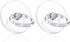 ralhaywi 2pcs Diamond Phone Ring Stand HolderRound Transparent Phone Ring Kickstand360 Degree Rotation