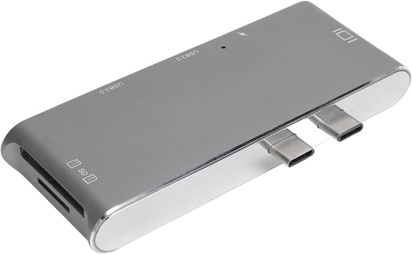 goodstumbler 6 in 2 USB C Hub: Universal Compatible with MacBook, Aluminum Alloy