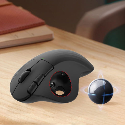 Trackball 34mm/1.34 Inches Replacement Ball for Logitech M575, M570, MX Ergo, ELECOM, Kensington, Perixx, Glossy - Gray