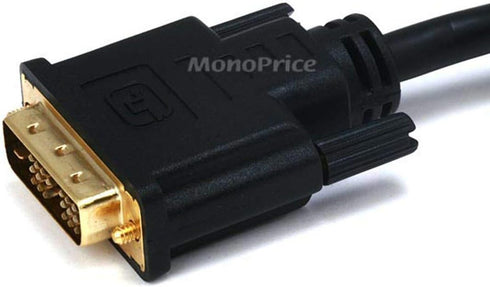 Monoprice High Speed HDMI to DVI Adapter Cable, 3 Feet, Black, 1080p Resolution, x.v.Color, 28AWG