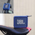 Hermitshell Travel Case for JBL GO2 - Waterproof Ultra Portable Bluetooth Speaker Case (Blue 3, Silicone Case)