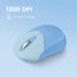 Perixx PERIMICE-802BL Wireless Bluetooth Mouse, Portable Design, Compatible with Windows, iOS, Android, Blue