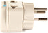 OREI USA to Israel, Gaza, Palestine Travel Adapter Plug (Type H) - 2 in 1, CE Certified, 2 Pack, White
