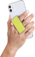 HANDL New York Yellow Glitter HANDLstick Silver Glitter Grip and Stand for Smartphone