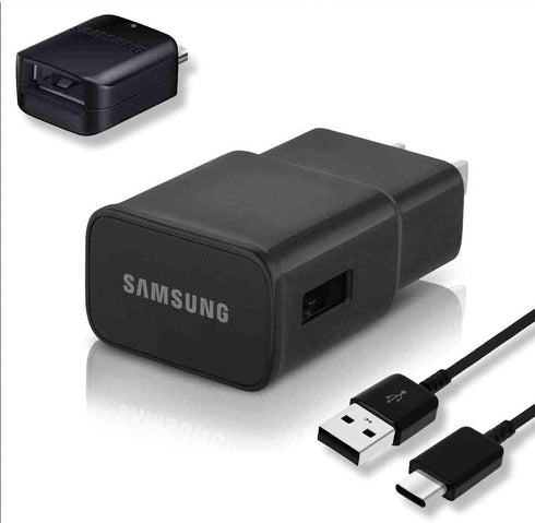 Fast Charger with USB Type C 4FT Cable & OTG Adapter for Samsung Galaxy S9/S9 Plus/S8/S8 Plus/S10/S10e/Note 8/9