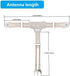 Ancable 300 Ohm FM Antenna T Shape Dipole Radio Ant with Spade Terminal for Yamaha Sharp JVC Denon Marantz Vintage