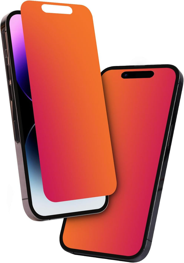 JIEYKJO iPhone 15 Pro Privacy Screen Protector - Anti-Spy, Anti-Glare, Anti-Blue Light Gradient Film