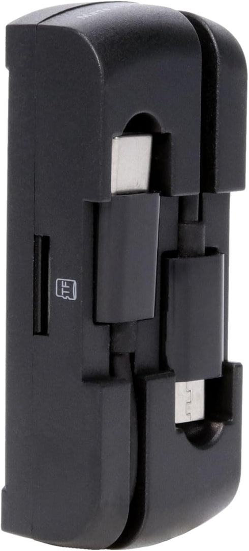MUDDY 2-in-1 Memory Card Reader for Micro USB & USB-C Devices