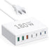 USB C Charger 180W GaN, 7 Ports Fast Charger Power Adapter, Compatible with MacBook, iPhone 12/13/14/15, and Other
