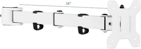 VIVO 1 27 inches, PT-SD-AM01AW Fully Adjustable Single Monitor Arm for Desk Mount Stand, Monitor Arm for Screen up