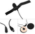 Motorcycle Headset Microphone PTT Earpiece for Motorola Two Way Radio T5428 T6200C T5720