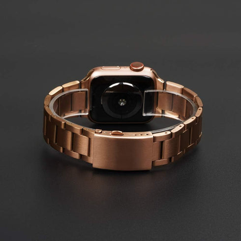 baozai Compatible with Apple Watch Series 10 Band, Premium Stainless Steel iWatch Band for All Series 42mm 41mm 40mm