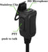 Earpiece for Motorola APX4000 APX6000 APX7000 APX8000 XPR6350 XPR6550 XPR7350 XPR7550 XPR7580 Walkie Talkie 2 Way Radio with Covert Acoustic Tube Headset and Ptt Mic