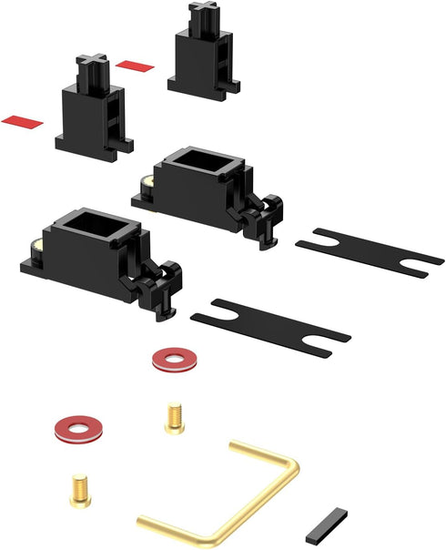 Stabilizer V2, Screw in Stabilizers with 2u 6.25u 7u Wires, PCB Mount Keyboard Stabilizers for Mechanical Keyboards (V2