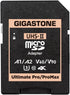 GIGASTONE UHS-II MicroSD to UHS-II SD Memory Card Adapter, Ultimate Camera Adapter