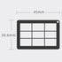 BWOFJGWH 4Pcs with Chain Sturdy Proportion Ruler Compact Composition Viewfinder for Sketching Viewer Painting, pp
