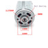 priaolker 550 12V-24V 11000RPM Ball Bearing Motor High Torque High Power High Speed Motor DC for RC Boat Toy Model DIY