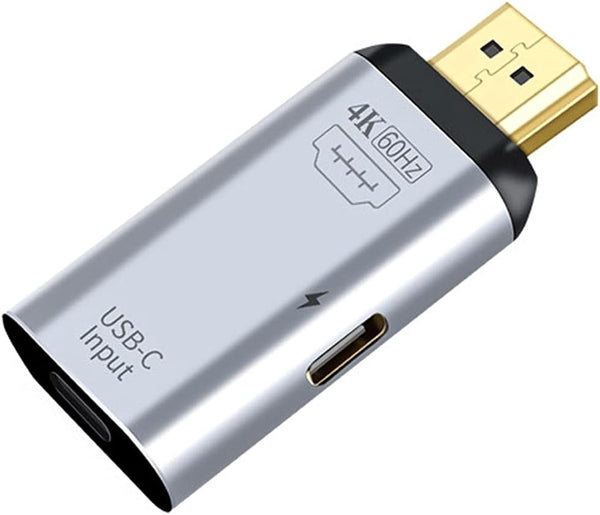 Chenyang USB-C Type-C Female to HDMI Male Output Adapter, 4K 60Hz with PD Power Port for Phone & Laptop