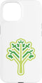 Minimalist Funny vegetable simple Kale Funny Food Vegetable Minimalist Simple Kale Case for iPhone 15