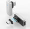 USB C Magnetic Adapter 24Pin, Type C Connector (2 Pack) for PD 140W Fast Charge, 8K Video Output, Compatible with