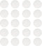 PATIKIL 30mm Metal Plate for Phone Magnet, 20pcs Round Adhesive Metal Plate Replacement