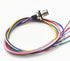 M12 8Pin Male Connector Cable, Waterproof A Coded Straight Back Mount Unshielded Electrical Cable (0.5 Meter)