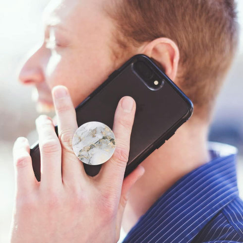 6 Pack Cellphone Phone Grip and Stand, Collapsible Expanding Holder for Phones in Green Blue Rose Gold Purple Marble