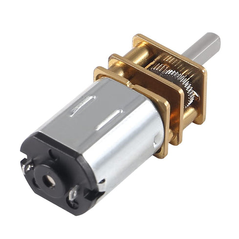 DWEII 3PCS 6V 100RPM GA12-N20 3mm Micro DC Gear Motor with All-Metal Gear Box Motor Shaft High Torque Gear Motor