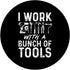 PopSockets Swappable PopGrip, I Work With A Bunch of Tools, Construction Worker
