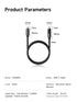 Hagibis USB C Cable, LED Display Silicone 240W Fast Charging Cable for iPhone 15/15 Pro Max, 3.3FT