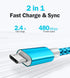 2pack 3.5ft Micro USB Cable Android Fast Charger Power Cord for Samsung S7/S6, Note 5/4, Galaxy J7/J3, Kindle Tablets