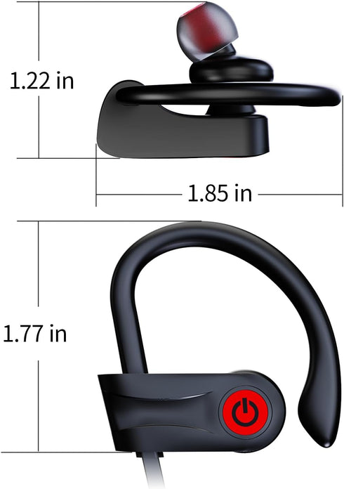 Boean Bluetooth Headphones, Wireless Earbuds with 16 Hours Playtime, Bluetooth 5.3, HD Deep Bass Stereo Sound