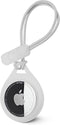 Case-Mate AirTag Holder, Rugged Keychain with Hard Shell Case for Dog Collar, Cat Collar, Keys, 1 Pack, Clear