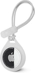 Case-Mate AirTag Holder, Rugged Keychain with Hard Shell Case for Dog Collar, Cat Collar, Keys, 1 Pack, Clear