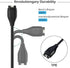 Vivosmart 5 Charger Replacement USB Data Sync Cable for Garmin Vivosmart 5 Fitness Tracker, Black - 2Pack