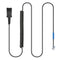 U10 Headset Adapter, RJ9 to QD Cable for Plantronics Quick Disconnect Headsets, Compatible with Cisco IP Phones