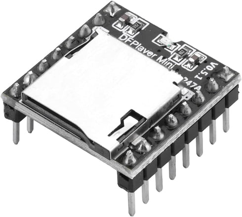 Aideepen 5PCS Mp3 MP3 DFPlayer Mini Player Board Module Voice Decode Board Support TF Micro SD Card U Disk WAV WMA